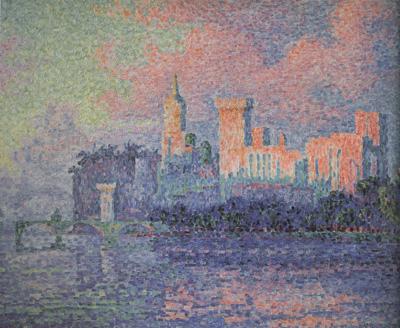 Paul Signac The Papal Palace Avignon (nn03) oil painting picture